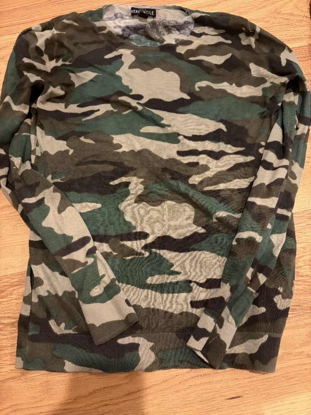 Camo J Crew Sweater